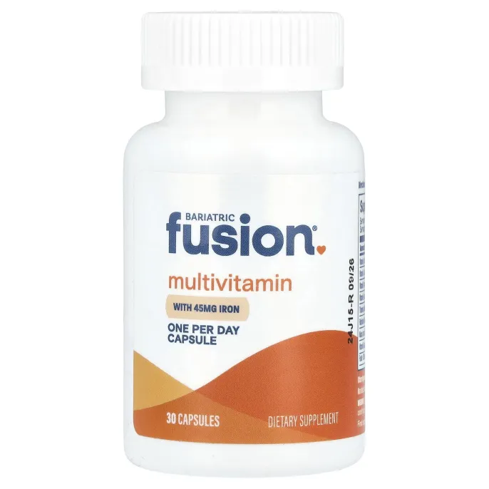 Bariatric Fusion, Мультивитамины с железом, 30 капсул