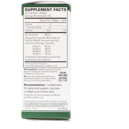 EuroPharma, Terry Naturally, Облегчение симптома сухих глаз, Омега 7, 60 мягких таблеток