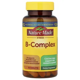 Nature Made, Stress B-Complex, 75 таблеток