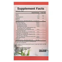 Natural Factors, 100% жир дикого аляскинского лосося, 1300 мг, 90 капсул Enteripure