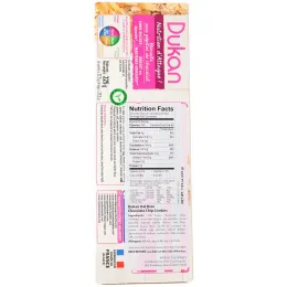 Dukan Diet, Печенье из овсяных отрубей с кусочками шоколада, 6 пакетиков по 3 печенья, (37,5 г) каждый