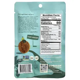 GoodSam PBC, Crystal Farms™, хрустящие чипсы, подорожник, 20 г (0,7 унции)