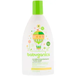 BabyGanics, Кондиционер и гель для душа, ромашка и вербена, 12 ж. унц. (354 мл)