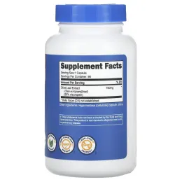 Nutricost, экстракт листьев оливкового дерева, 750 мг, 90 капсул