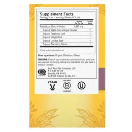 Yogi Tea, Пробуждение пищеварения, чай без кофеина с ежевикой и яблочным сидром, 16 чайных пакетиков, 29 г (1,02 унции)