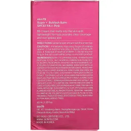 Skin79, Super+ Beblesh Balm, Original B.B, SPF 30, PA++, Pink, 1.35 fl oz (40 ml)