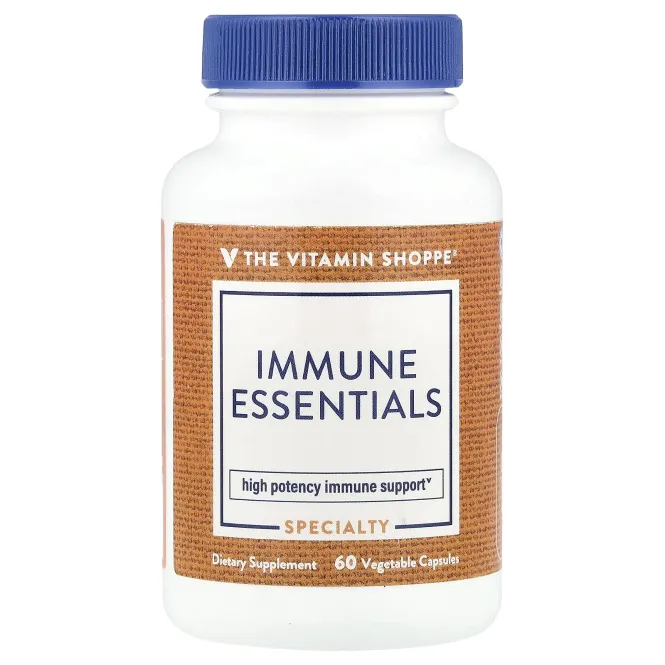 The Vitamin Shoppe, Immune Essentials, 60 растительных капсул