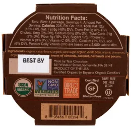 Taza Chocolate, Мексиканский шоколад, диски темного шоколада жернового помола, оахаканский пробник, 4 диска, 1,35 унции каждый