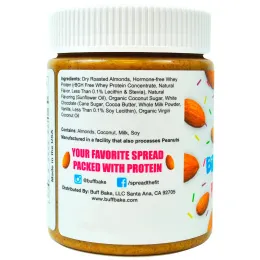 Buff Bake, Спред с миндальным белком, торт на день рождения, 368 г