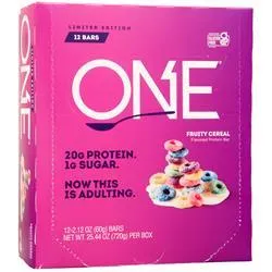ONE Brands, One батончик Фруктовые хлопья 12 батончиков