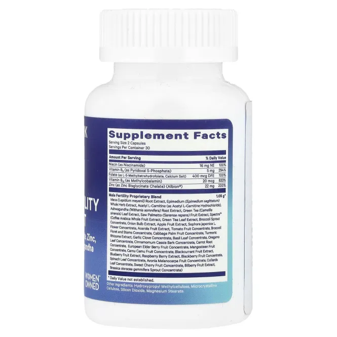 Pink Stork, Поддержка фертильности для мужчин`` 60 капсул