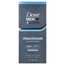 Dove, Men + Care, антиперспирант с максимальной защитой, Clean Comfort, 74 г (2,6 унции)