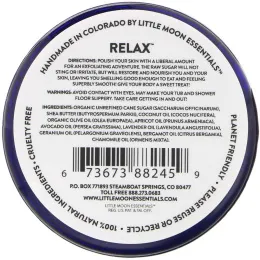 Little Moon Essentials, Relax, Floral Sugar Exfoliant, Bath and Shower, 2 oz (56 g)