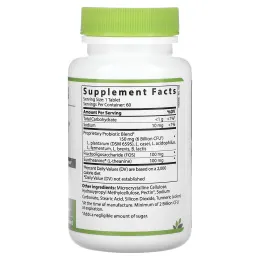 Hyperbiotics, GBX-Focus, Gut-Brain Connection, 6 млрд КОЕ, 60 запатентованных таблеток постепенного высвобождения