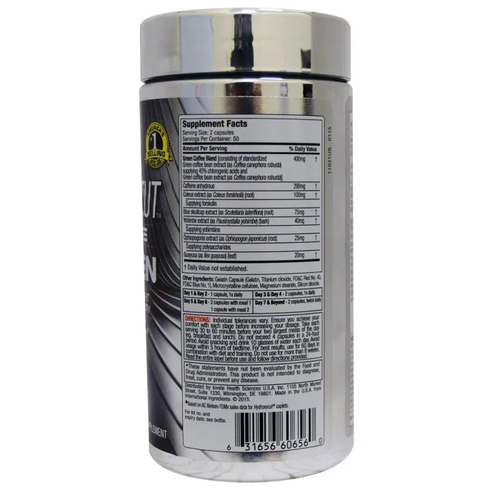 Hydroxycut, Hardcore Next Gen, снижение веса, 100 капсул