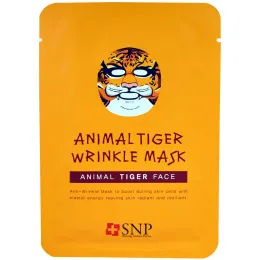 SNP, Маска против морщин «Животное тигр», 10 масок по 25 мл каждая