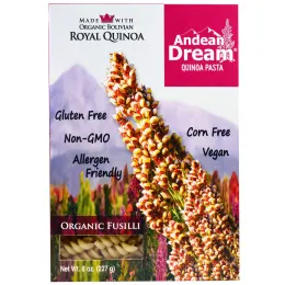 Andean Dream, Паста из киноа, фузилли, 227 г