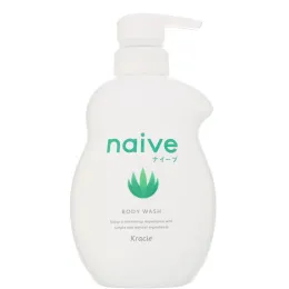 Kracie, Naive, гель для душа, «Алоэ», 530 мл (17,9 жидк. унции)