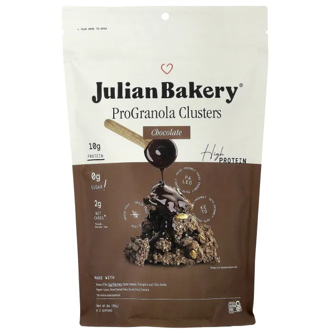 Julian Bakery, Pro Granola Clusters, шоколад, 255 г (9 унций)
