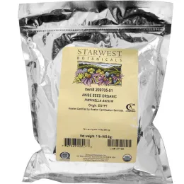 Starwest Botanicals, Семена органического аниса, 453,6 г (1 фунт)