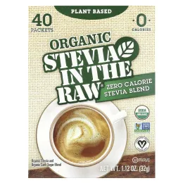 In the Raw, Organic Stevia In the Raw®, ноль калорийная смесь стевии, 40 пакетиков, 32 г (1,12 унции)