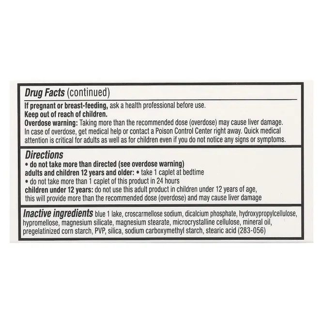 Unisom, PM Pain, средство для ночного сна и обезболивающее, 30 капсул