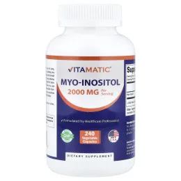 Vitamatic, мио-инозитол, 240 капсул (500 мг в 1 капсуле)