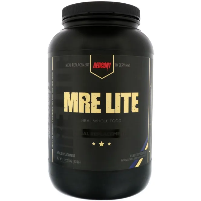 Redcon1, MRE LITE, заменитель пищи, фруктовый пирог с голубикой, 870 г