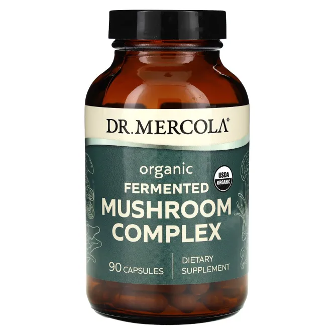 Dr. Mercola, Комплекс ферментированных грибов, 90 капсул