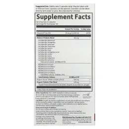 Garden of Life, Цельнопищевой магний Формула пробиотиков, для мочевыводящих путей +, 50 млрд, 60 вегетарианских капсул