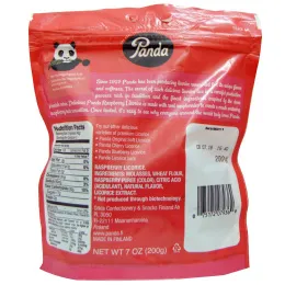 Panda Licorice, Абсолютно натуральная малиновая лакрица, 7 унций (200 г)