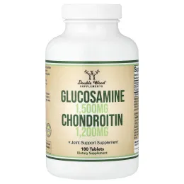 Double Wood Supplements, глюкозамин и хондроитин, 180 таблеток