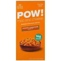 Ancient Harvest, БАХ! Макароны и сыр, Ракушки с острым чеддером, 6,0 унций (170 г)