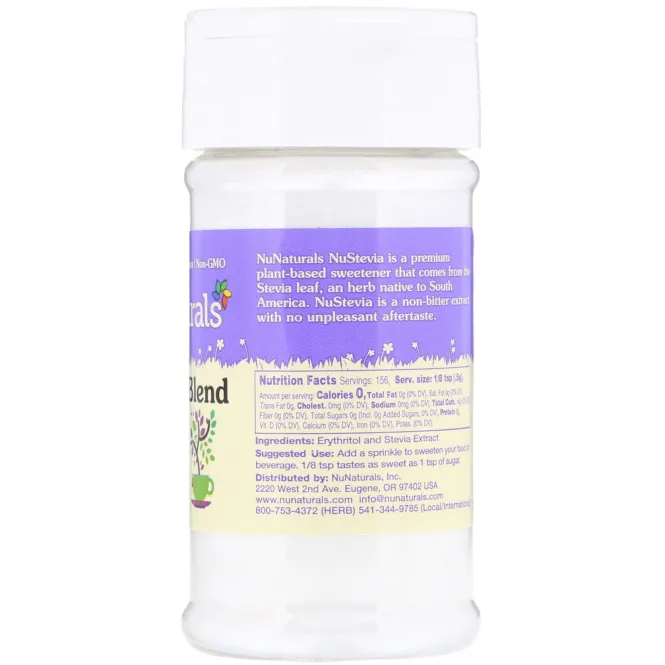 NuNaturals, NuStevia, NoCarbs Blend, 2.75 oz (78 g)