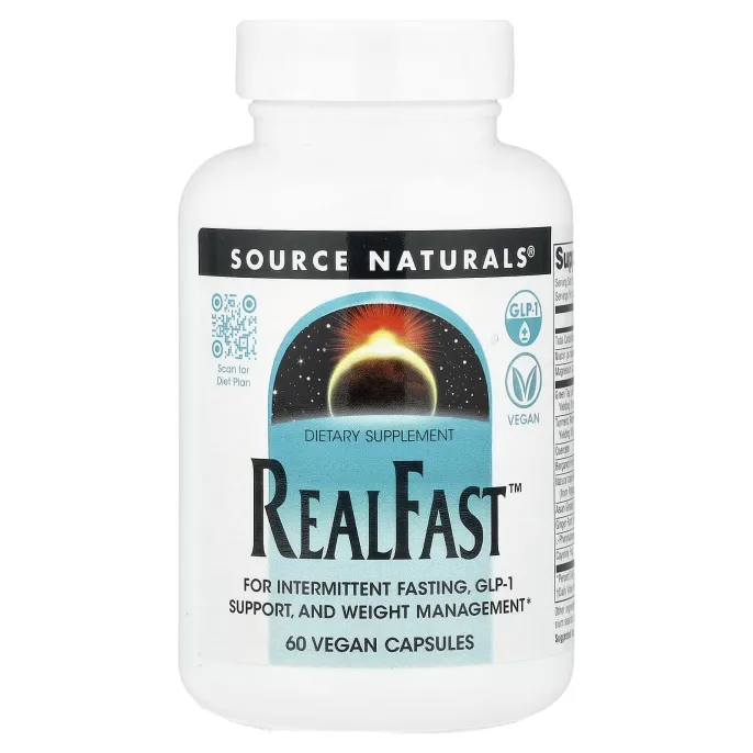 Source Naturals, RealFast™, 60 веганских капсул