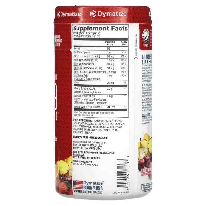 Dymatize Nutrition, All 9 Amino, фруктовый вкус, 15,87 (450 г)