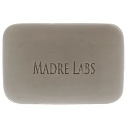 Madre Labs, Удаляющее токсины кусковое мыло с глиной, с древней глиной, эвкалипт и перечная мята, 5 унций (141 г)
