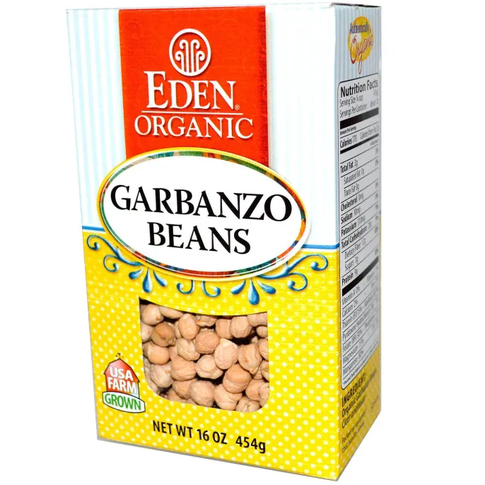 Eden Foods, Натуральные бобы нута, 16 унций (454 г)