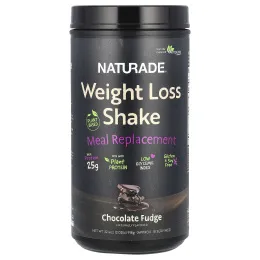 Naturade, Коктейль для снижения веса, заменитель растительной пищи, шоколадная помадка, 918 г (2,02 фунта)