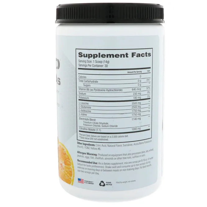 Scivation, Аминокислоты с разветвленной цепью Xtend, мандарин, 420 г