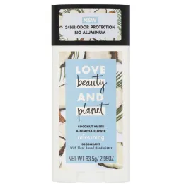 Love Beauty and Planet, Освежающий дезодорант «Кокосовая вода и цветы мимозы», 83,5 г