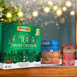 Twinings, чайный адвент-календарь, 48 чайных пакетиков, 97 г (3,42 унции)