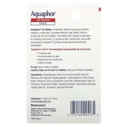 Aquaphor, Lip Repair Stick, Немедленное облегчение, 2 палочки, 0,17 унции (4,8 г)