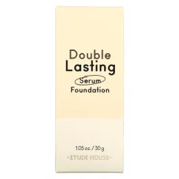 Etude, Double Lasting Serum Foundation, SPF 25 PA ++, Rosy Pure P02, 1,05 унции (30 г)