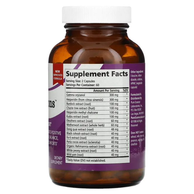 Pure Essence, Transitions, 120 капсул в растительной оболочке