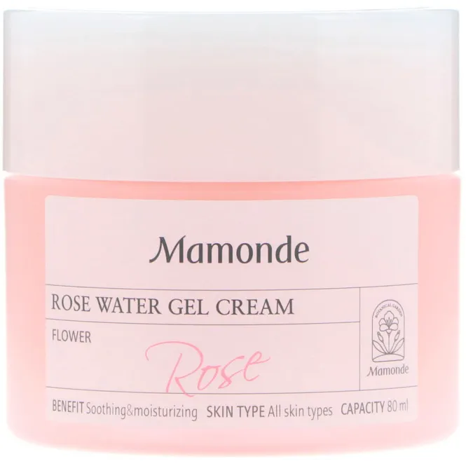 Mamonde, Гелевый крем с розовой водой, 80 мл