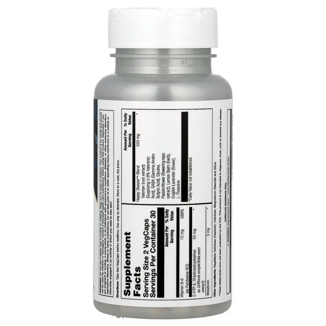 Natural Balance, Happy Sleeper, 8 Hr, 60 растительных капсул