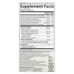 Garden of Life, MyKind Organics, средство для надпочечников, ежедневный баланс, 120 веганских таблеток