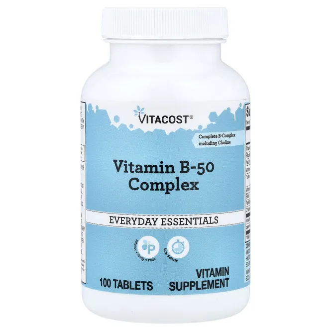 Vitacost, Vitamin B-50 Complex, 100 Tablets
