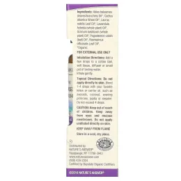 Nature's Answer, органическая смесь эфирных масел, на 100% чистый океанический бриз, 15 мл (0,5 жидк. унции)